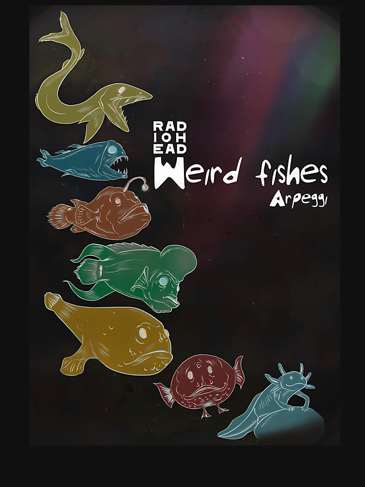 Radiohead Weird Fishes - Alternative Art Poster by BRIAMMERMAN