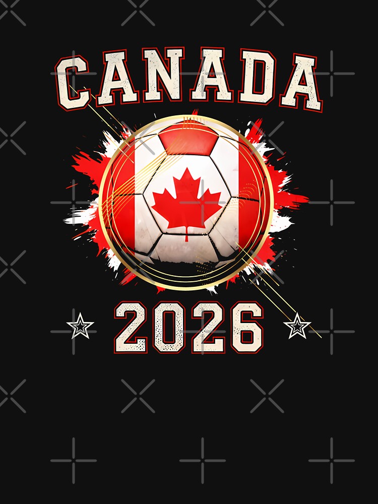 Front Print Canada Soccer World Cup 2026 - Canadian Fan Gift T-Shirt_84561562 by Alexia Faye