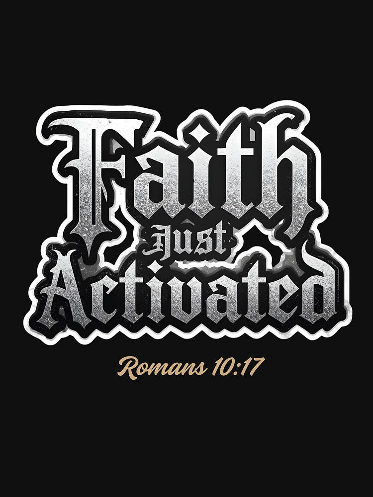 Faith Activated Tee – Inspirational Christian Shirt for Bold Faith Lifestyle by pngfaithstudio