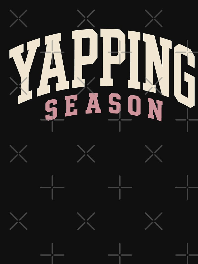 Yapping Season Funny Gen Z Slang Varsity Graphic by JackCurtis1991