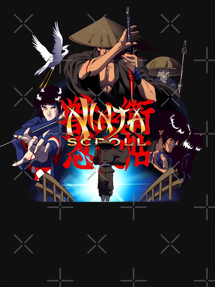Vintage anime ninja scroll tee by Hi
