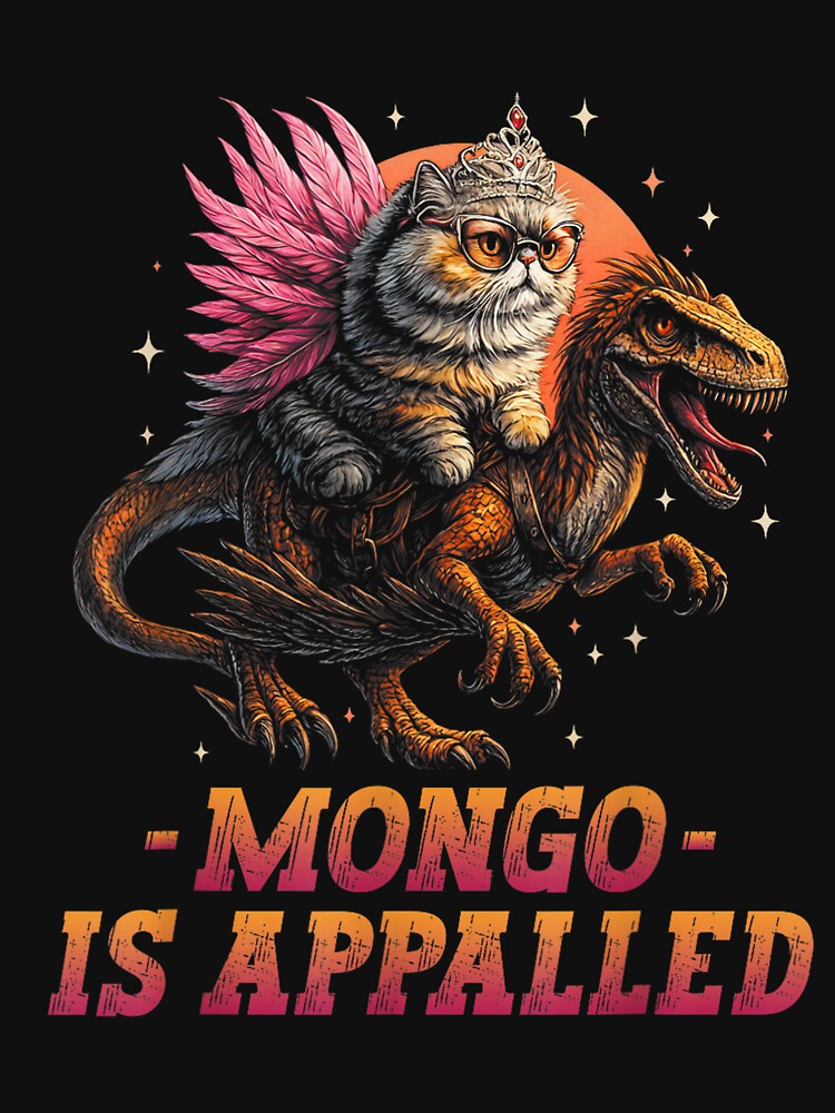 mongo is appalled funny dinosaur meme for men women kids by mariazin