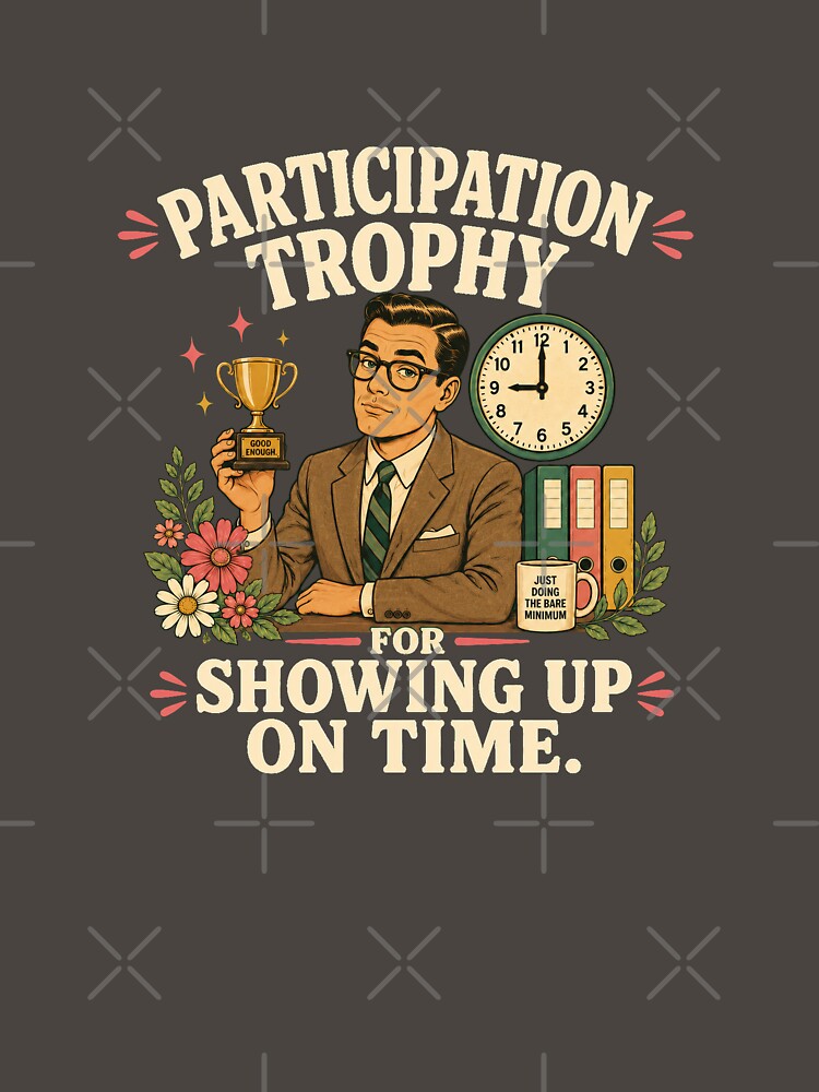 Participation Trophy Office Humor Shirt by Passionread