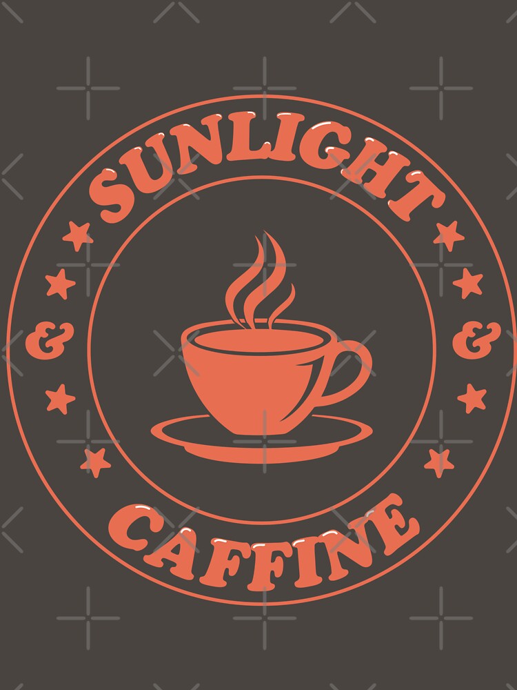 Sunlight & Caffeine T-Shirt – Bright Minimalist Coffee Lifestyle Tee by PixelCraftBD