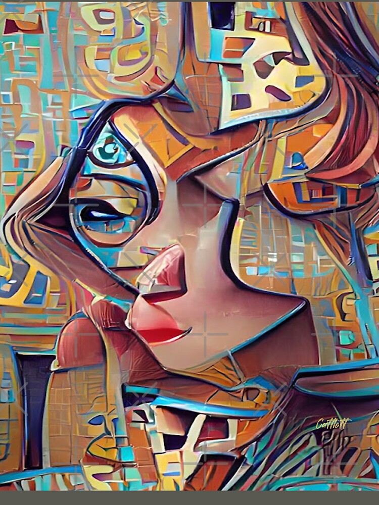 Modern Abstract Art  - Cubism - Abstract Art by CattlettArt