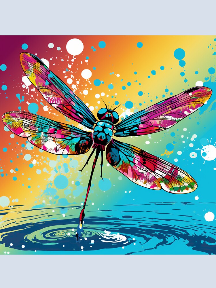 Dragonfly Pop Art 1 by AstroRisq