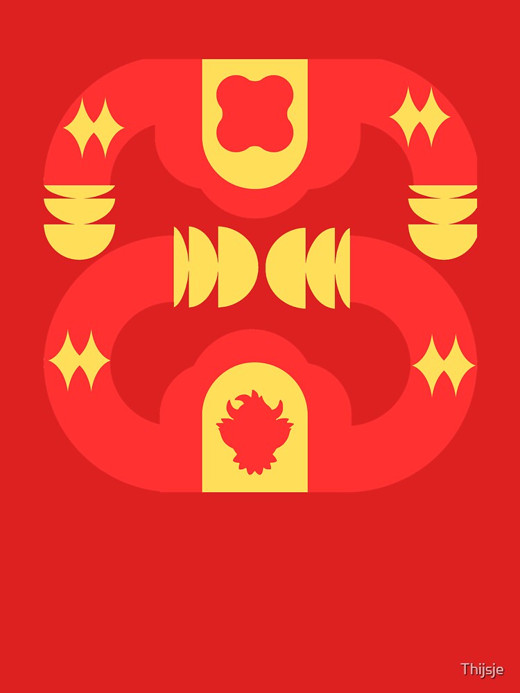 Abstract Modern Totem Graphic by Thijsje