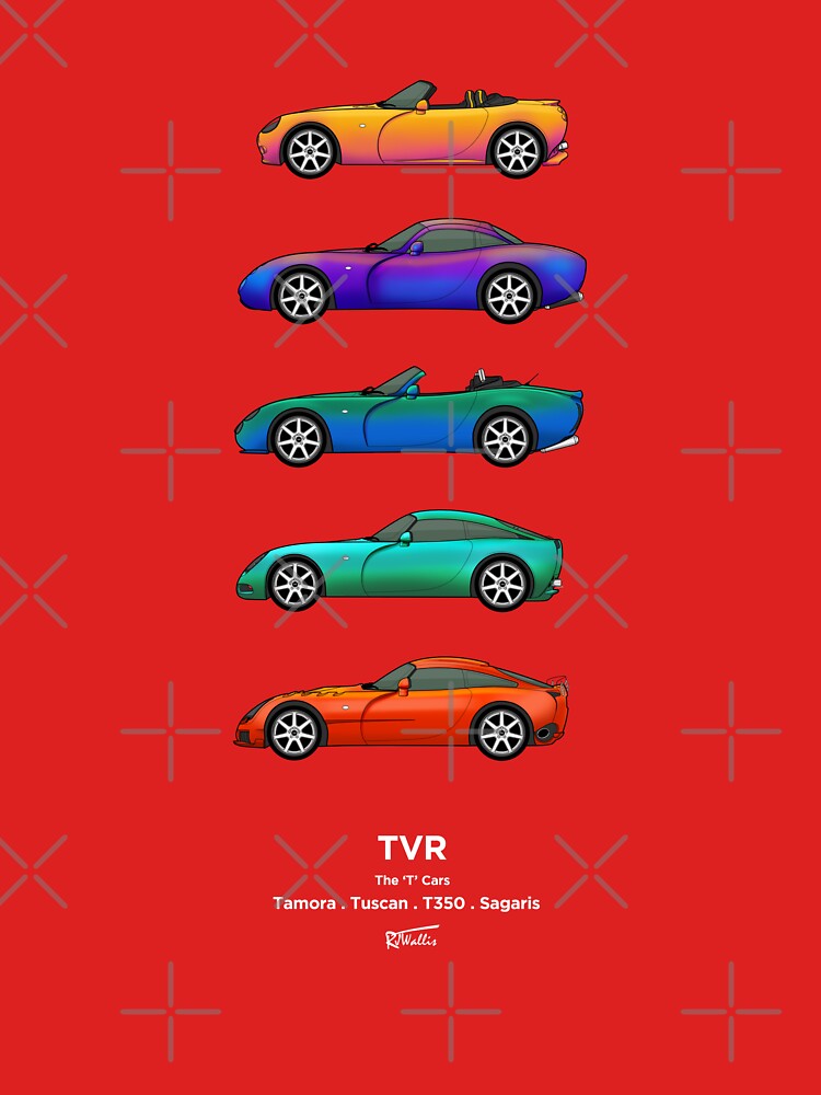 TVR 'T cars' Classic Car Collection by RJWautographics