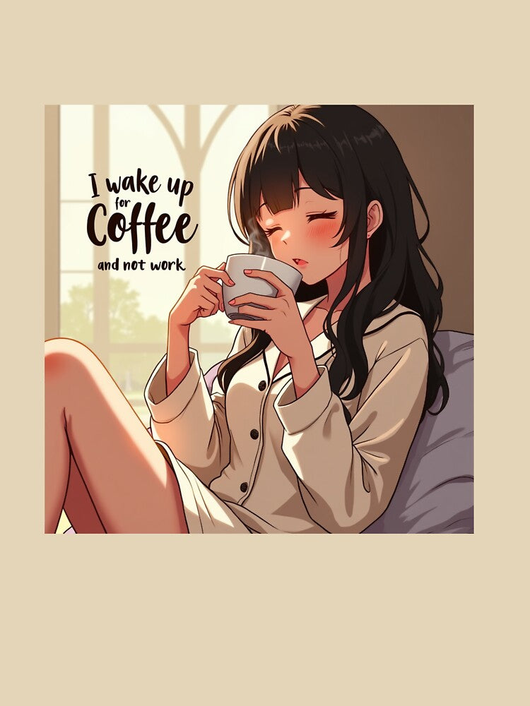 "Caffeine Over Career: The Morning Mantra Tee" by ARTSWAG99