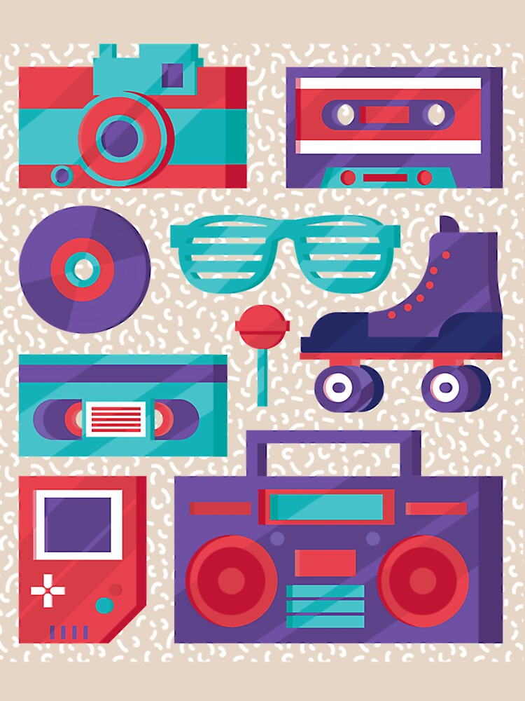 Camera Cassette Video Tape Roller Skate - 90S 80S Retro Nostalgia by MacieBins