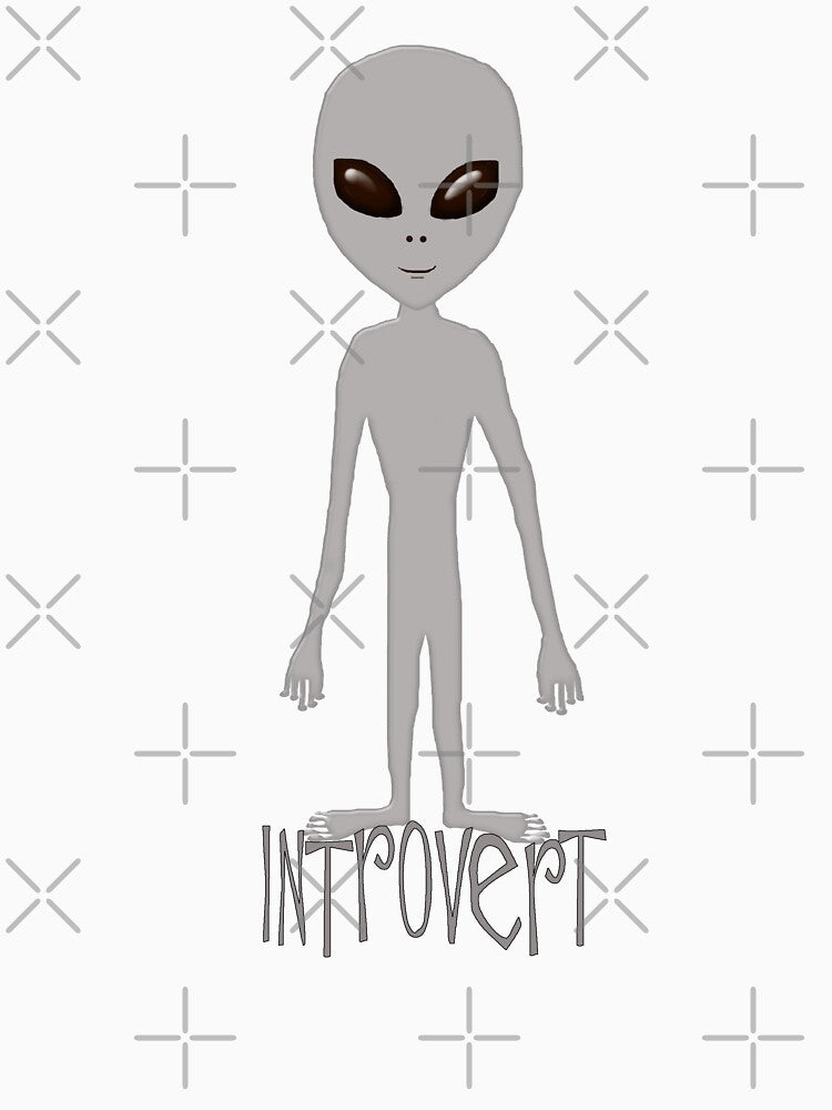 The Elusive Grey Alien is an Introvert by Amy Hadden