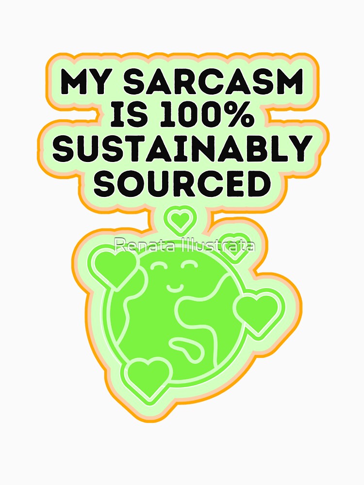 Sarcasm 70s Style Sarcastic Person by Renata Illustrata