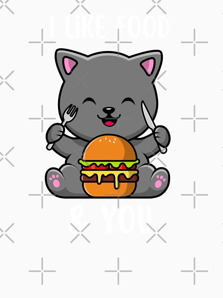 I like food & you ;GIFT FOR LOVER FOOD. by AMERZAGUE DESIGN