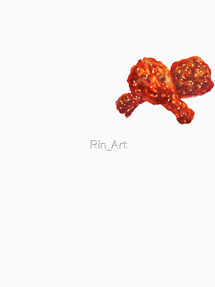 Watercolor Korean Sweet and Spicy Chicken by Rin_Art