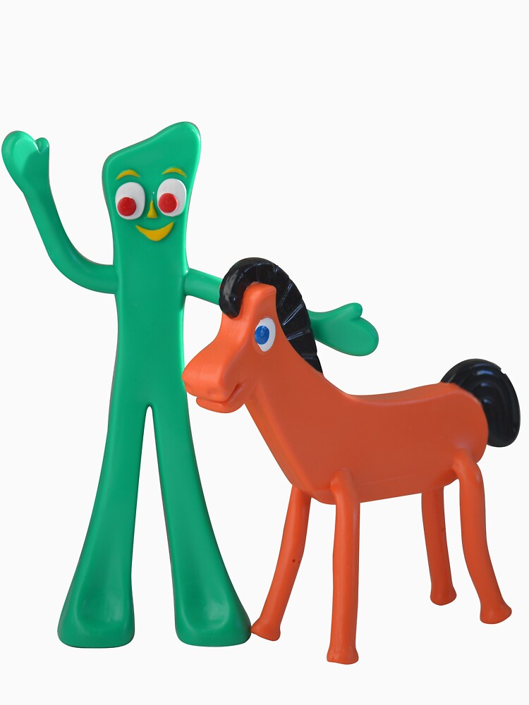 Gumby and Pokey cartoon art by RedManzanas
