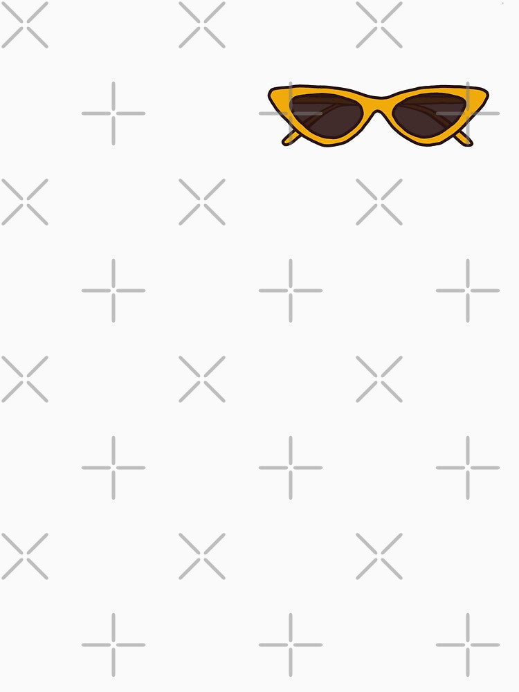 yellow 90's sunglasses by Elizebeth Nacion
