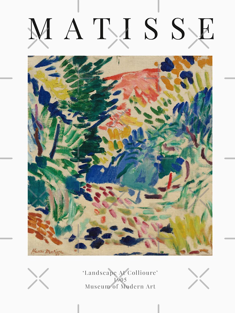Henri Matisse - Landscape At Collioure - Exhibition Poster by studiofrivolo