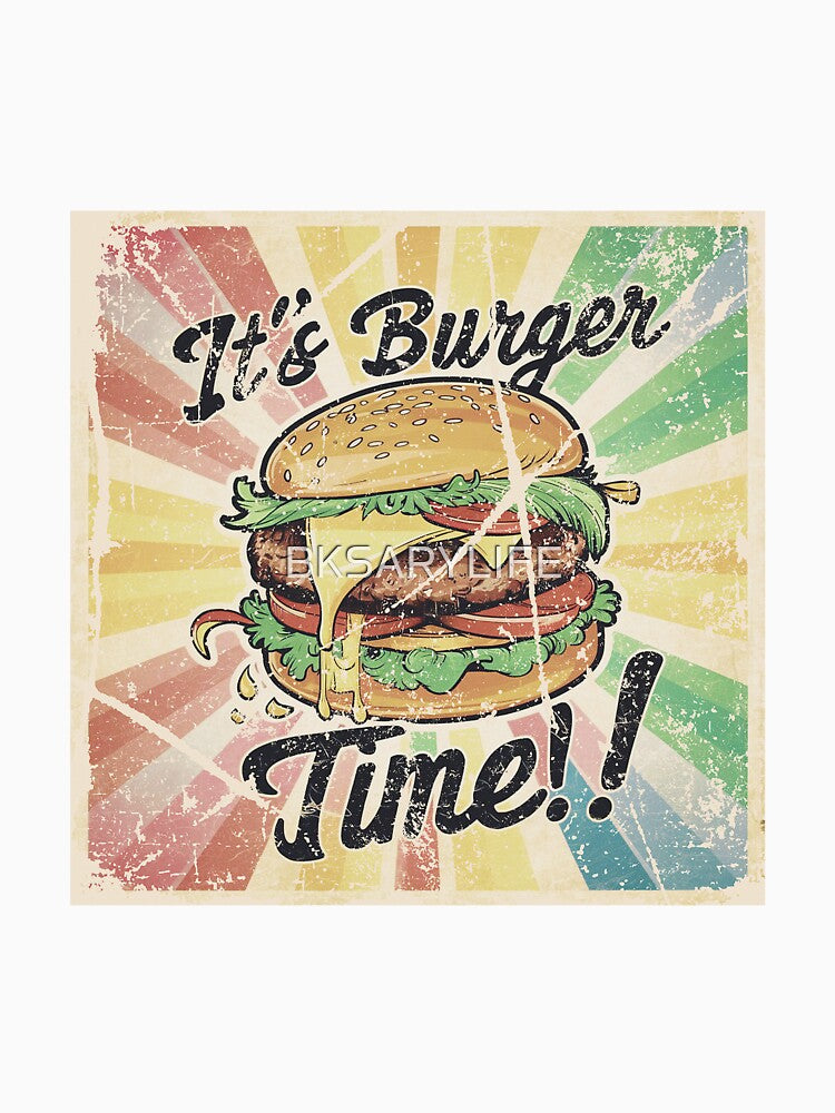 burger day art with cartoon effects by BKSARYLIFE