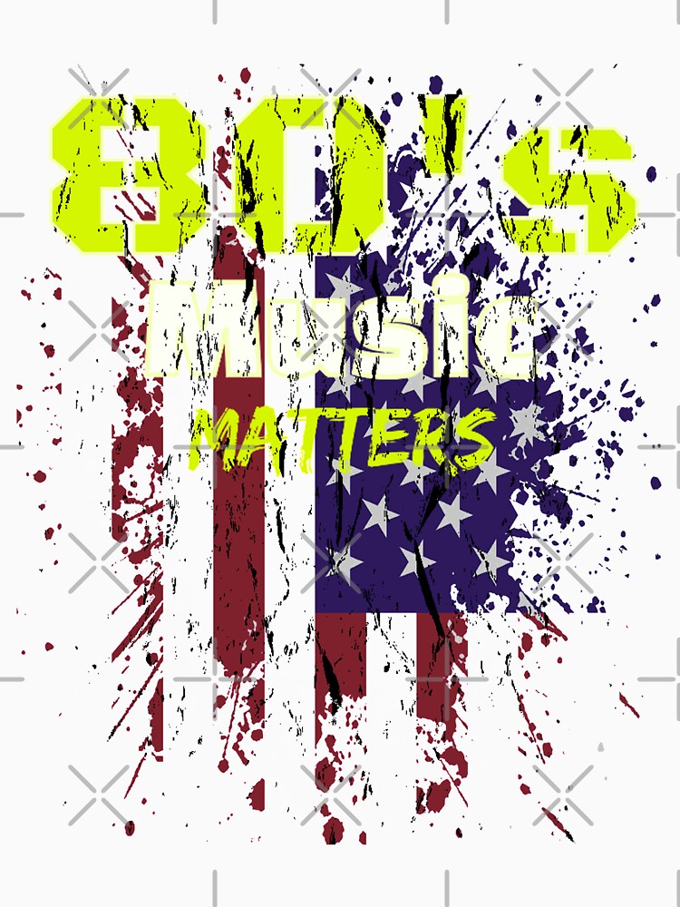 80's Music Matters USA Flag by alyedel