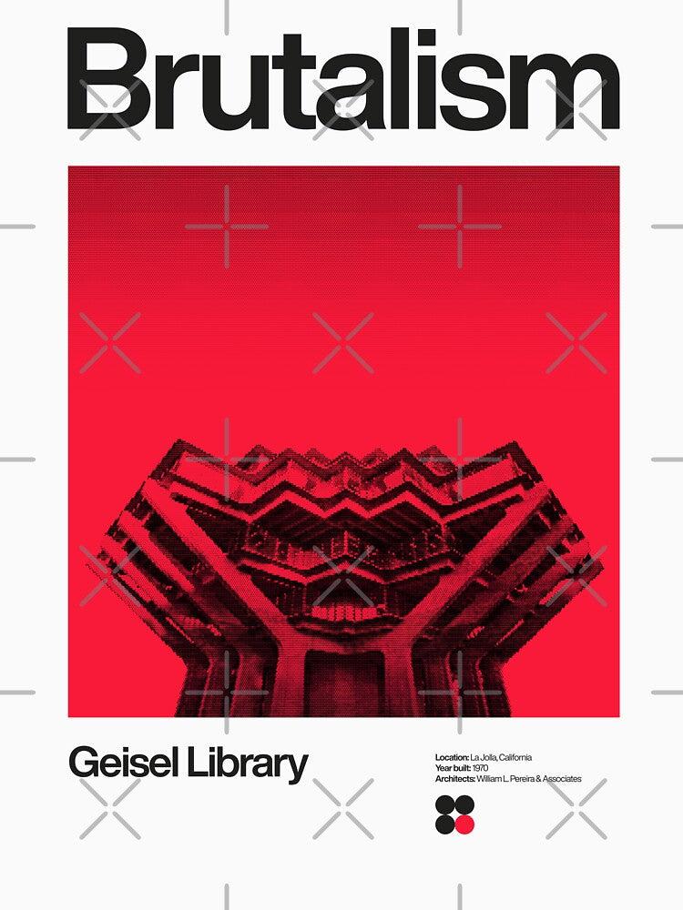 Brutalism - Geisel Library by Sub88 Studio