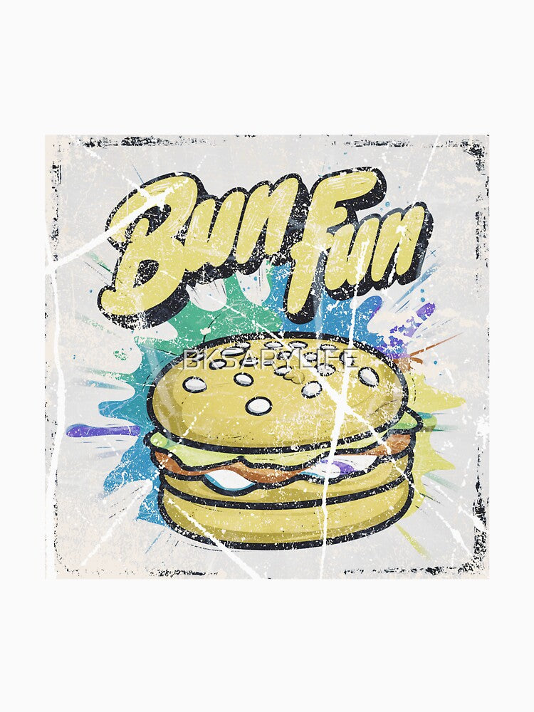 classic burger day art with text by BKSARYLIFE