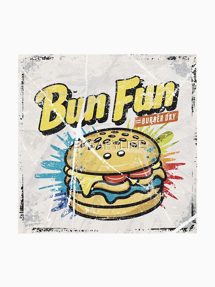 special burger day art with dirty effects by BKSARYLIFE