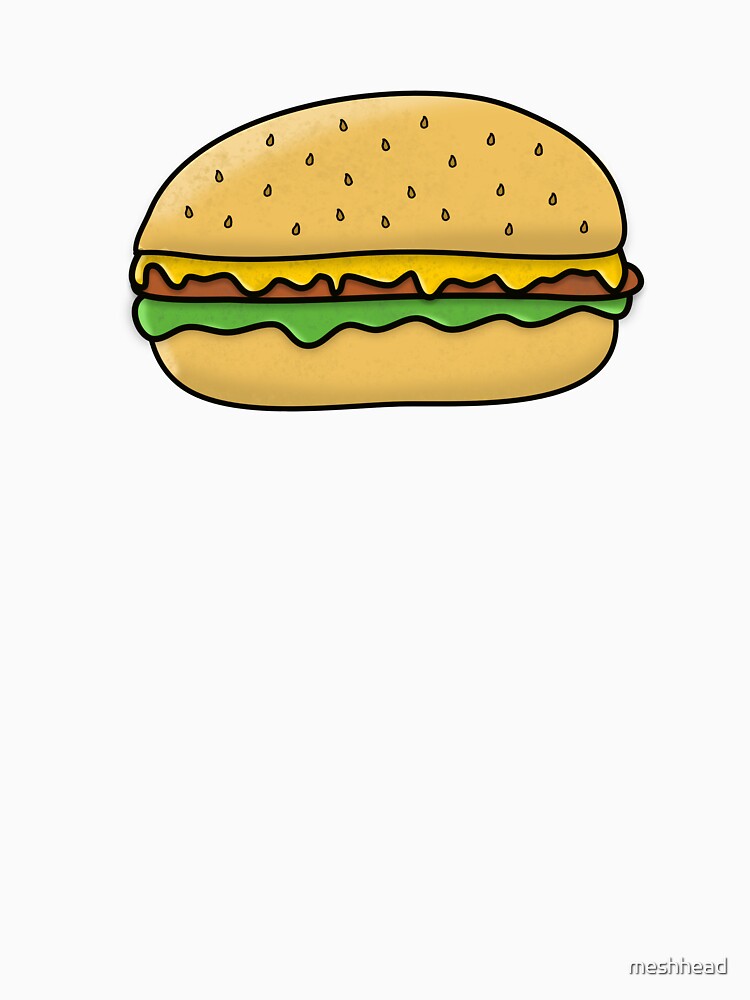 Burger cheeseburger fast food by meshhead