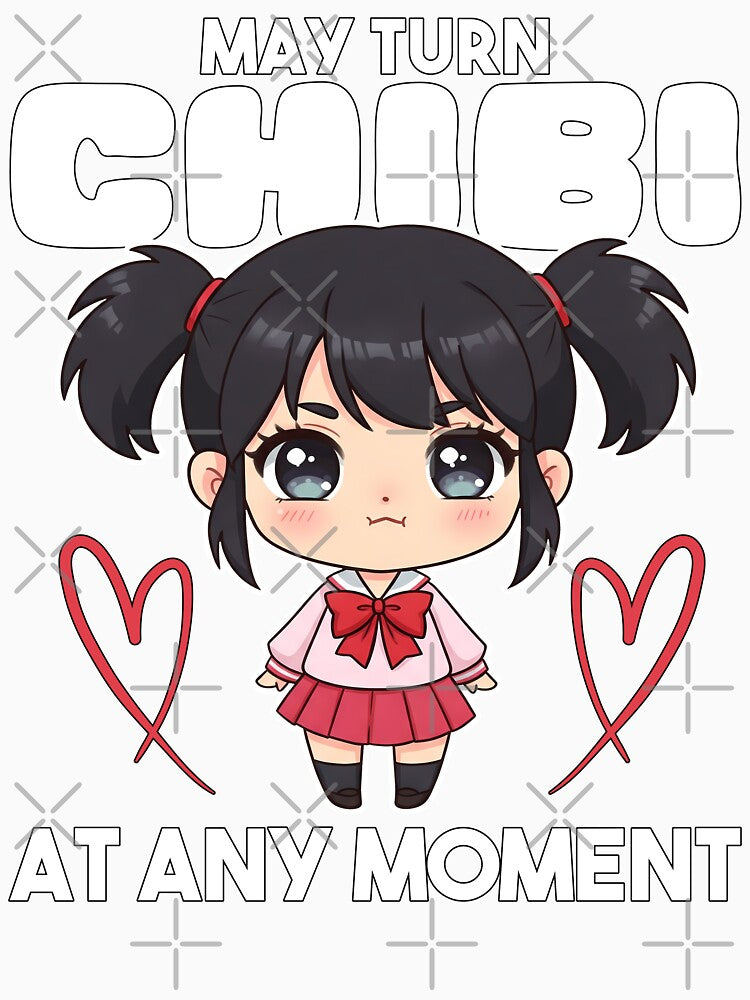 MAY TURN CHIBI AT ANY MOMENT - ANIME GIFT by KEF Custom