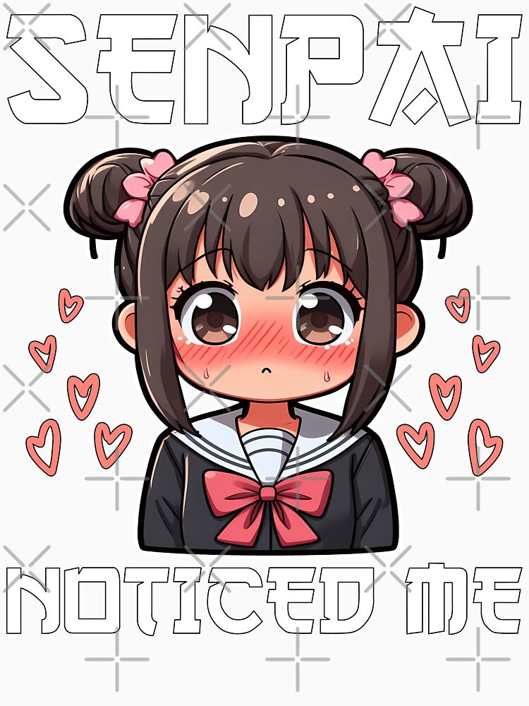 SENPAI NOTICED ME - ANIME GIFT by KEF Custom