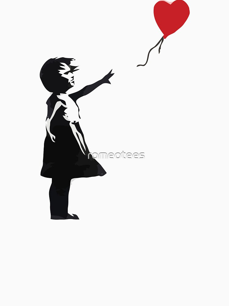 Banksy - Girl with Balloon by romeotees