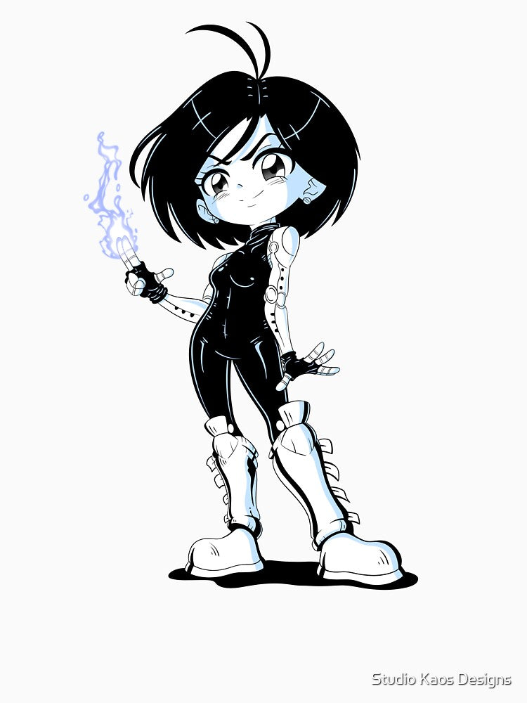 Chibi Alita battle angel by Studio Kaos Designs