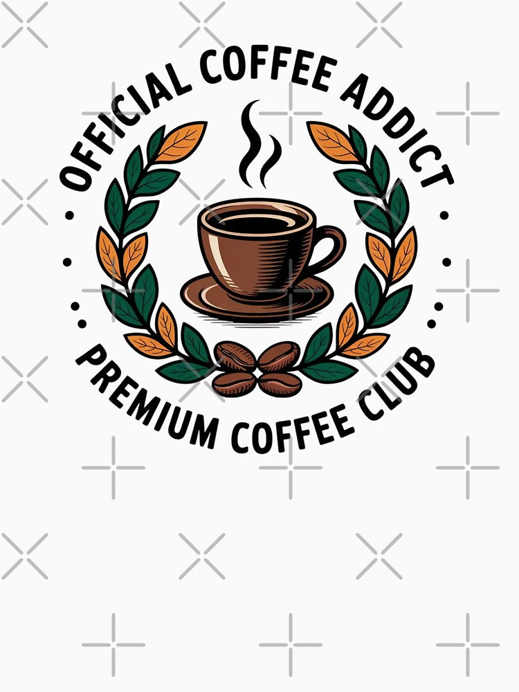 Official coffee addict Floral Coffee Wreath Design by NRcollections24