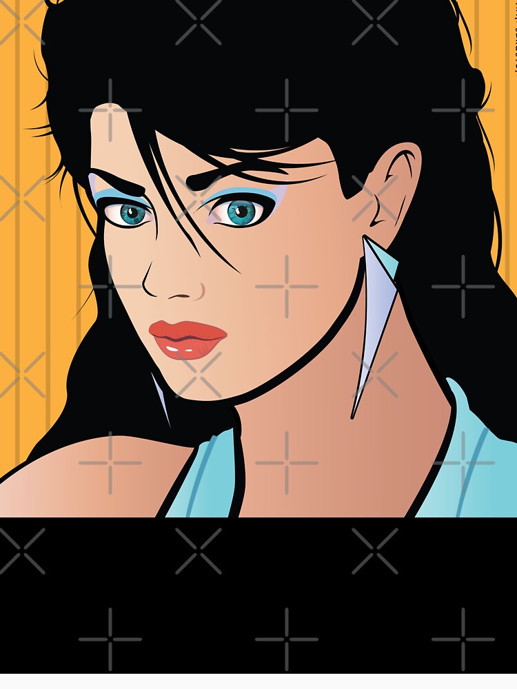 Beautiful Pop Art Girl Woman Tanya by Frank Schuster