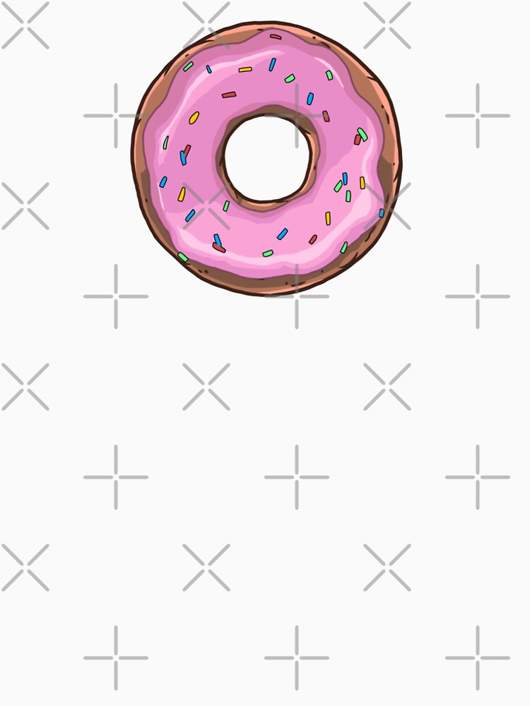 Pink Glazed Donut by Drawingvild