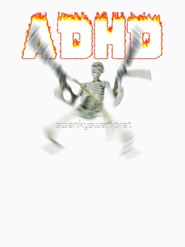 ADHD Skeleton Meme by swankyswamprat