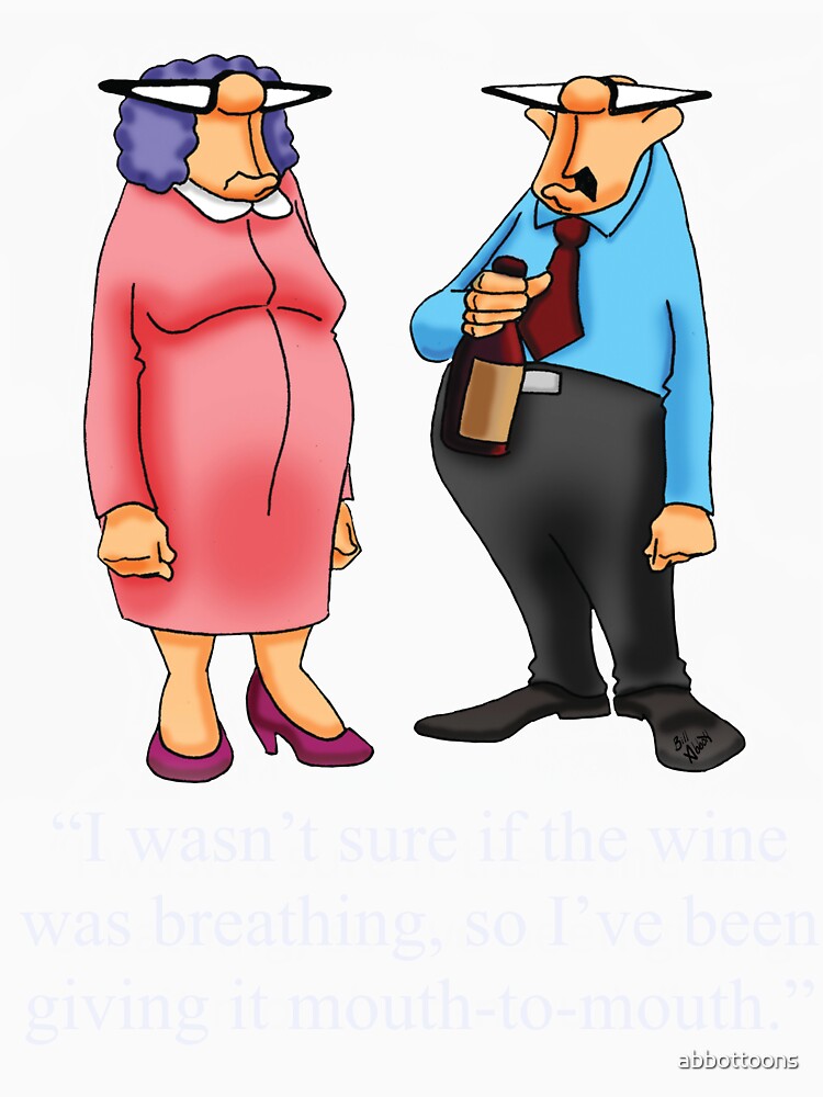 Funny Spectickles Wine Cartoon Humor by abbottoons