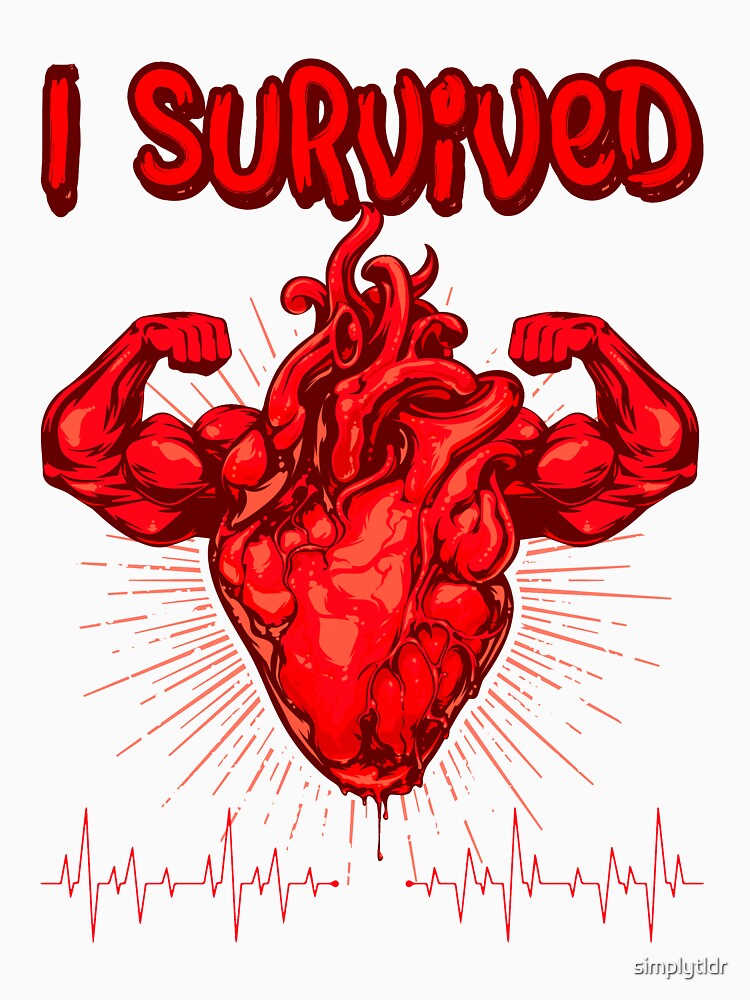 Heart Attack Shirt Funny Heart Attack Survivor Novelty Gift by simplytldr