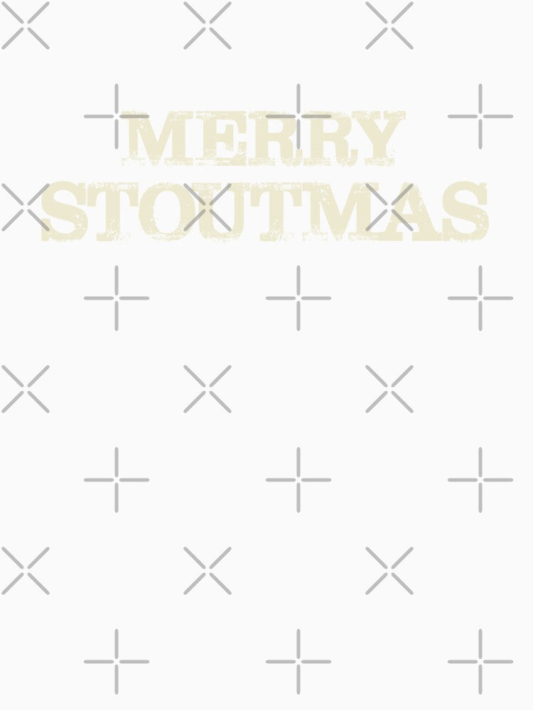 Merry Stoutmas Christmas Stout Beer Lovers Gift by JohnMatrix420