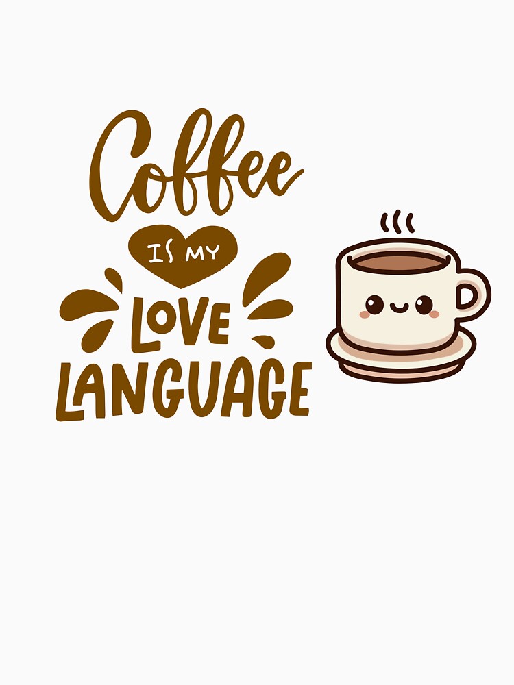 Coffee Is My Love Language Cute Design by jyotsanafinds