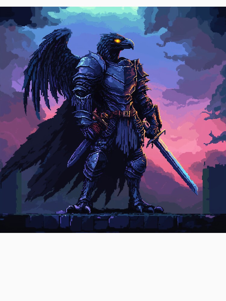 Raven Knight Pixel Art by Kaos-Bit