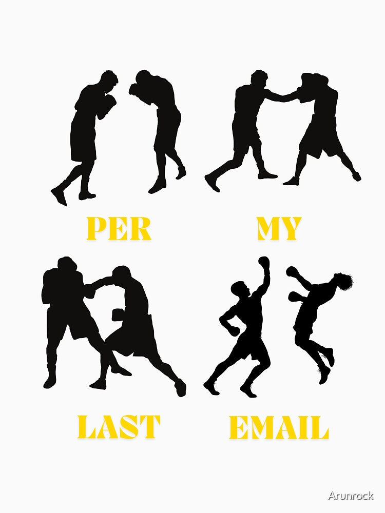per my last email by Arunrock