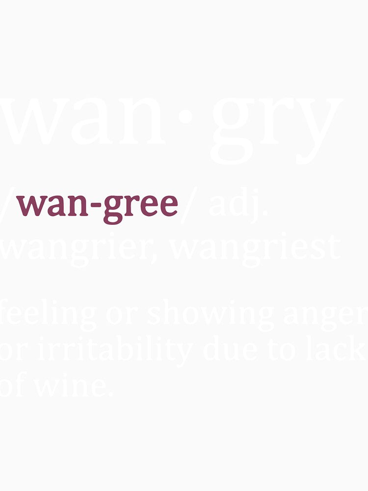 wan gry feeling or showing anger of irritability due to lack of wine by JohnCases