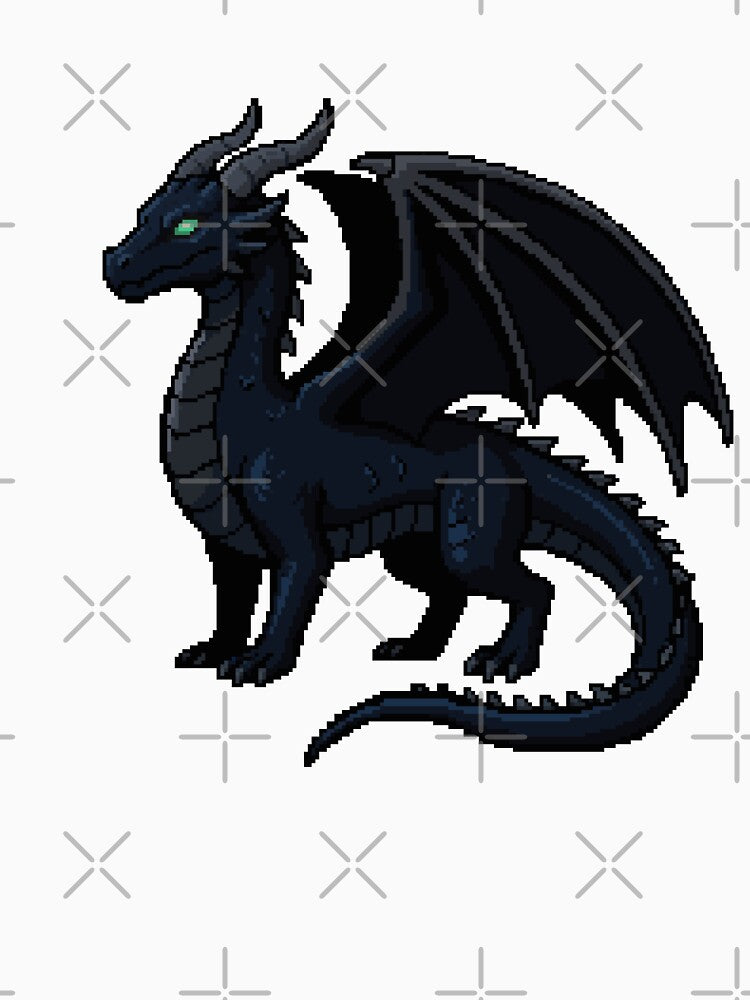 Night Watchman: Pixel Art Dragon by Aerianwind