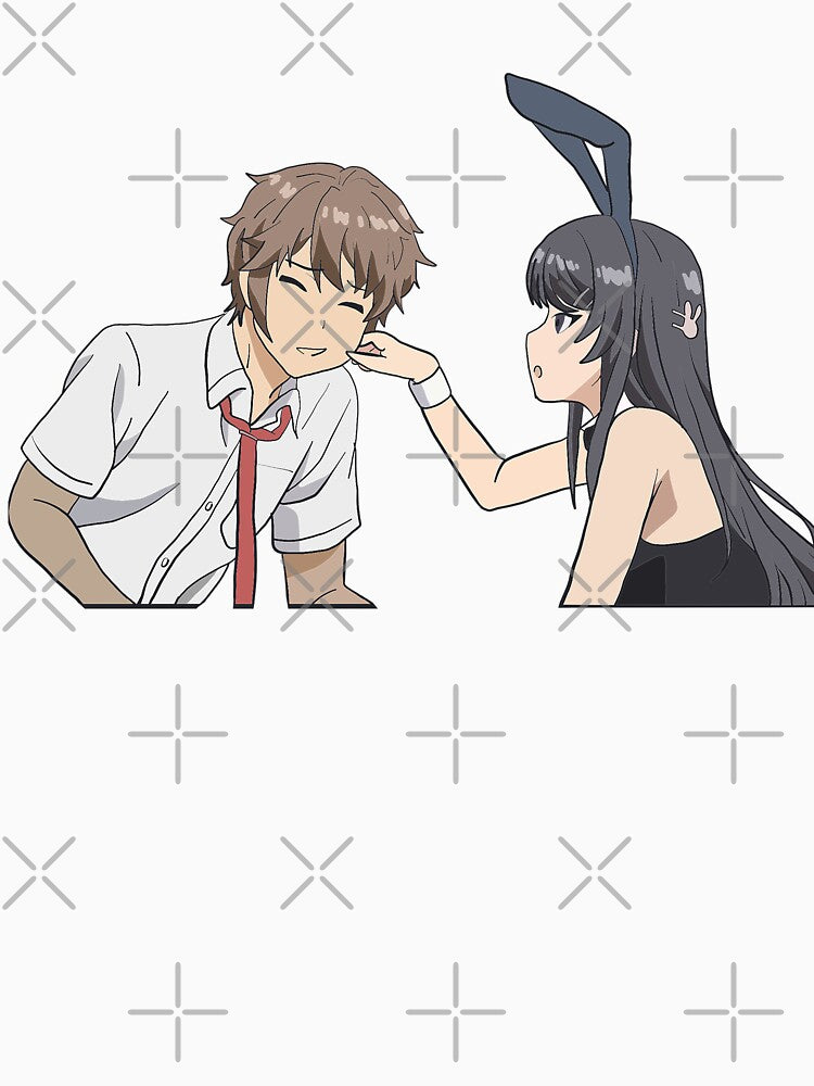 Rascal Does Not Dream Of Bunny Girl Senpai - Mai and Sakuta by jenartfart