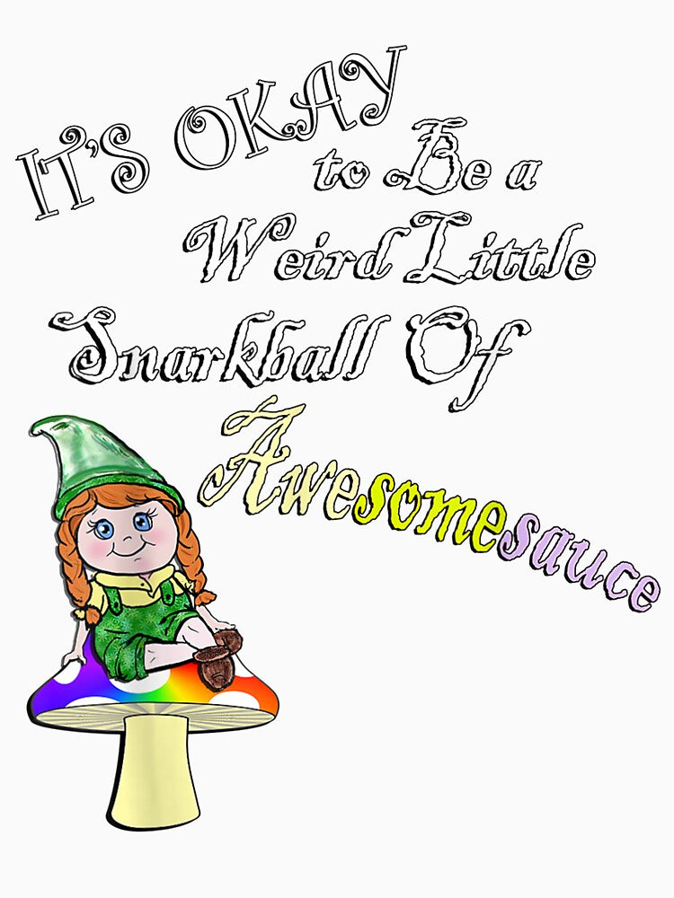 Sarcasm Quote Funny Sarcastic Cute Gnome by shirleyfinley