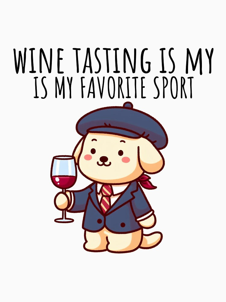 Wine Tasting Dog by LemuellTrends