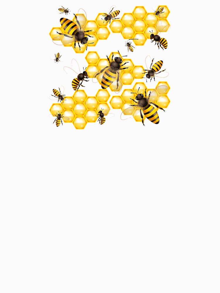 Needy Bees (NO Puns TEXT - On Black) by PawsitiveMum