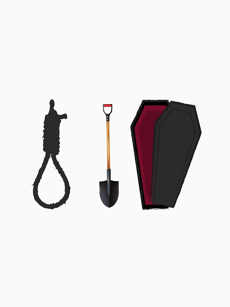 Rope Shovel Coffin by creatinginlove