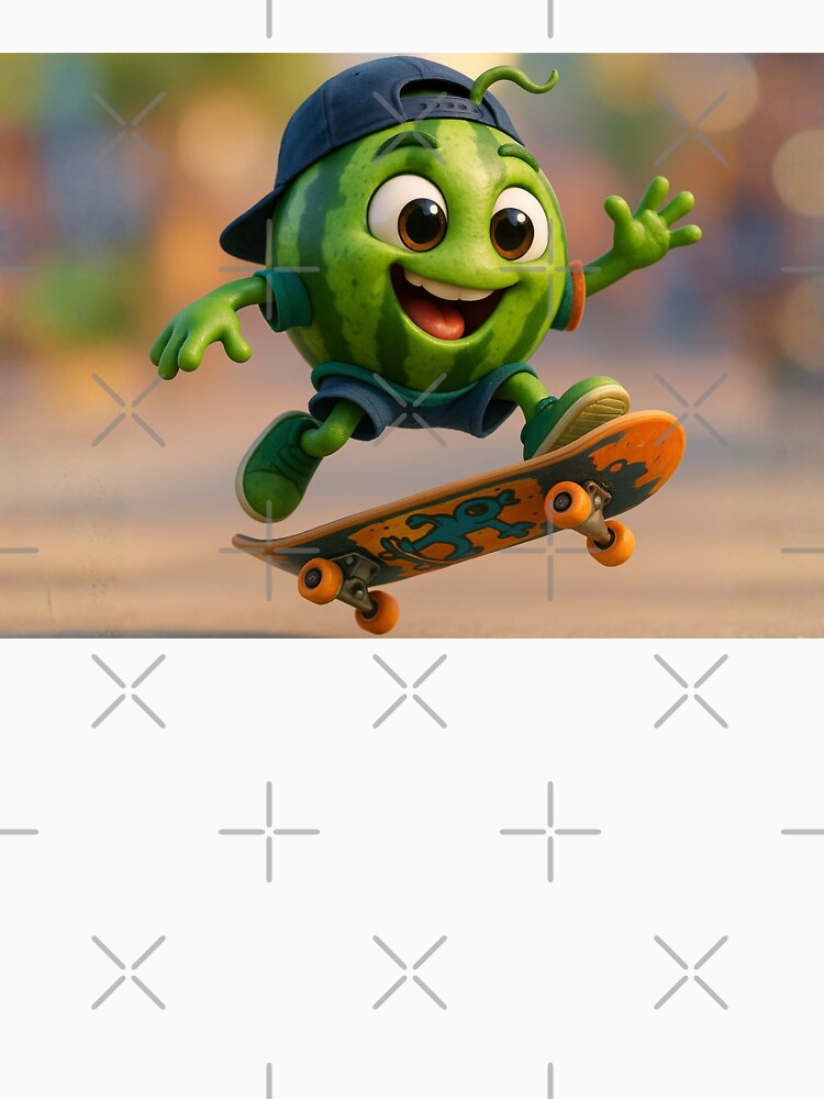 Skater Watermelon by Sillytoe