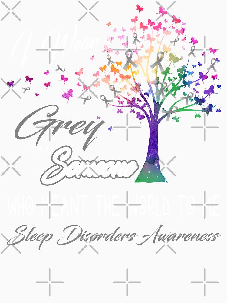 I Wear Grey For Someone Sleep Disorders Awareness by Gillosina